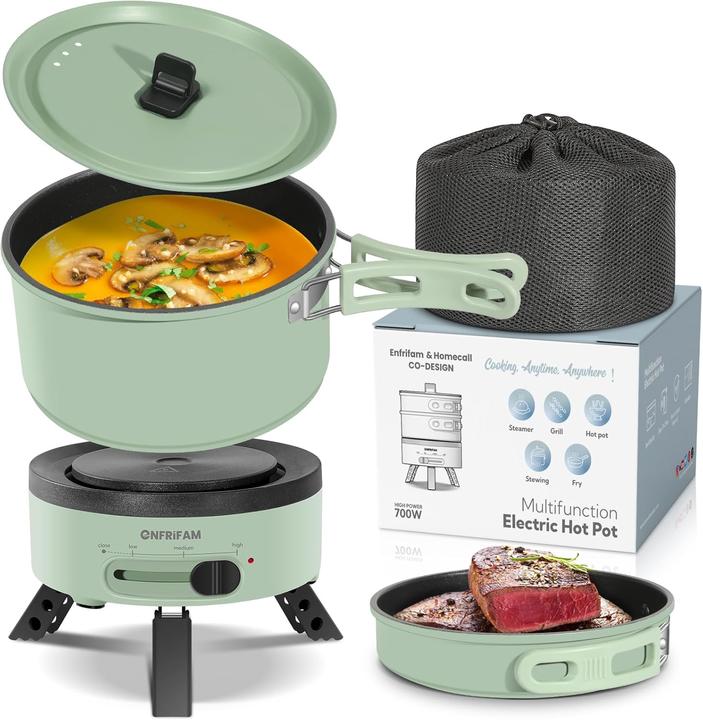 Enfrifam Elektrischer Hot Pot Multikocher