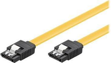 Immagine prodotto Good Connections Cavo di collegamento SATA 6 Gb/s con clip di metallo, 0,50 m, giallo, ®