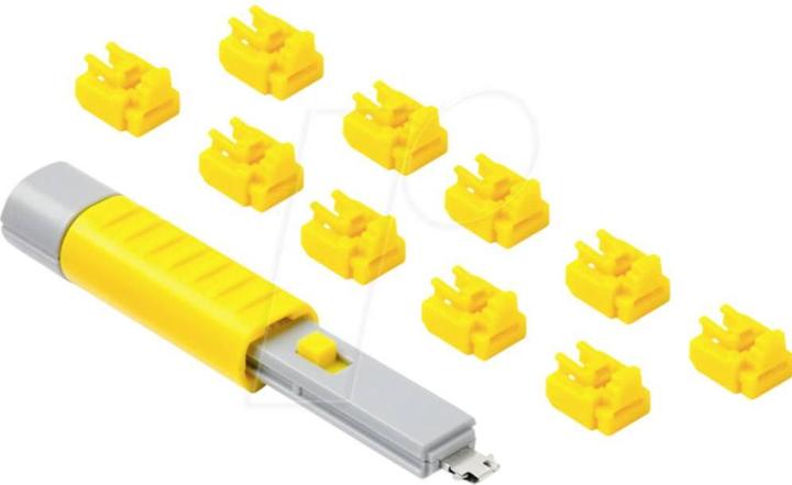 Immagine prodotto Smart Keeper SmartKeeper Basic "RJ45 Port" Blocker 10 pz.+chiave giallo