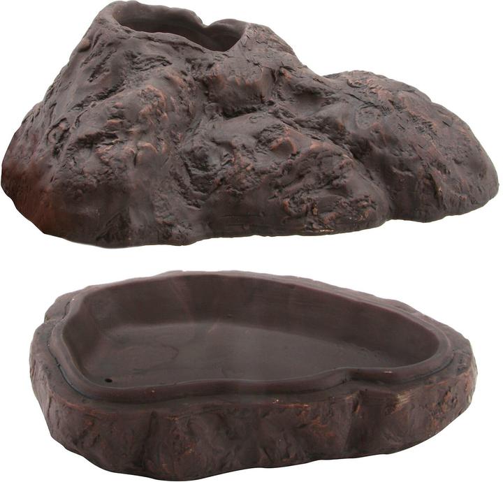 Actual product image Repto Plant Deco Shelter Brown L