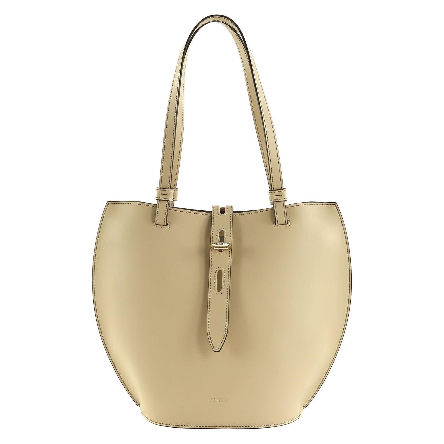 Furla, Damen, Handtasche, Unica Tote, Beige