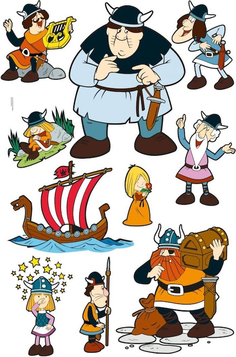 Actual product image Wickie Viking set (80 x 120 cm)