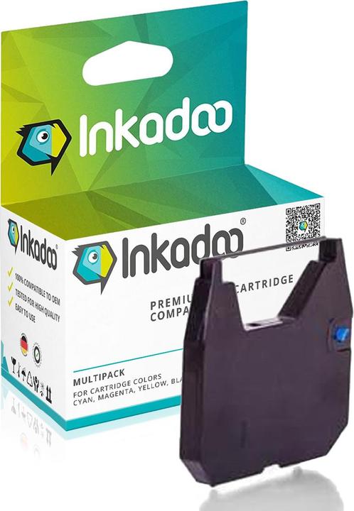Inkadoo Ruban noir compatible Brother 1032, compatible avec Adler-Royal RT 7300, Adler-Royal RT 750...