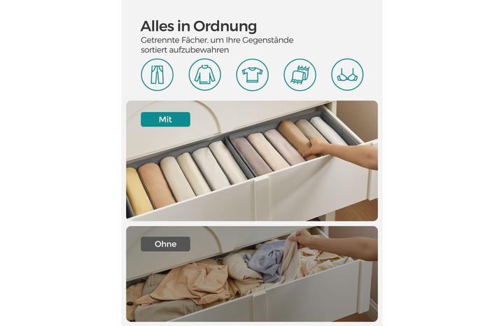 Image du produit Songmics Boîtes de rangement (30 cm, 4x)