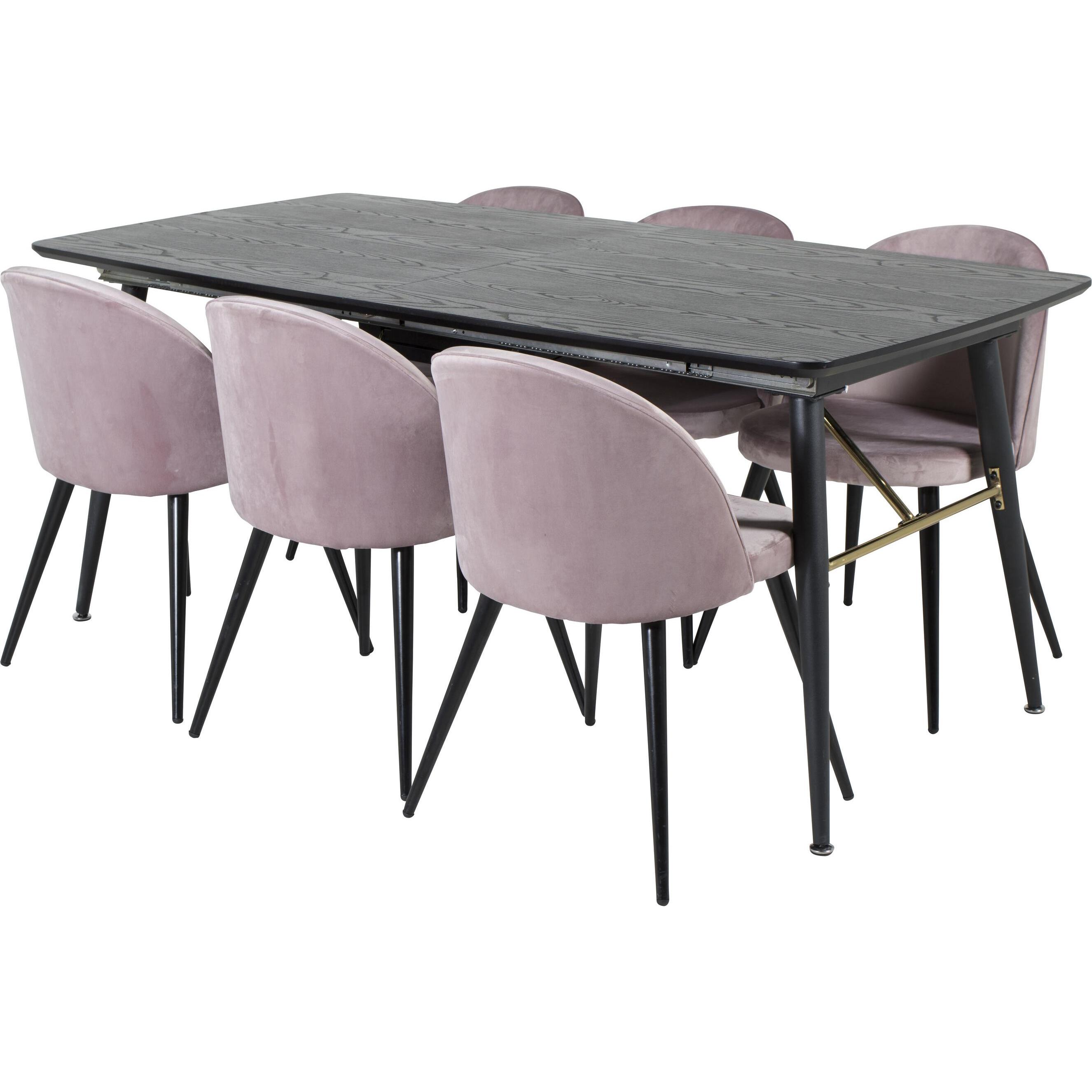 Thumbnail - Venture Home, Esstisch, Gold, Velvet