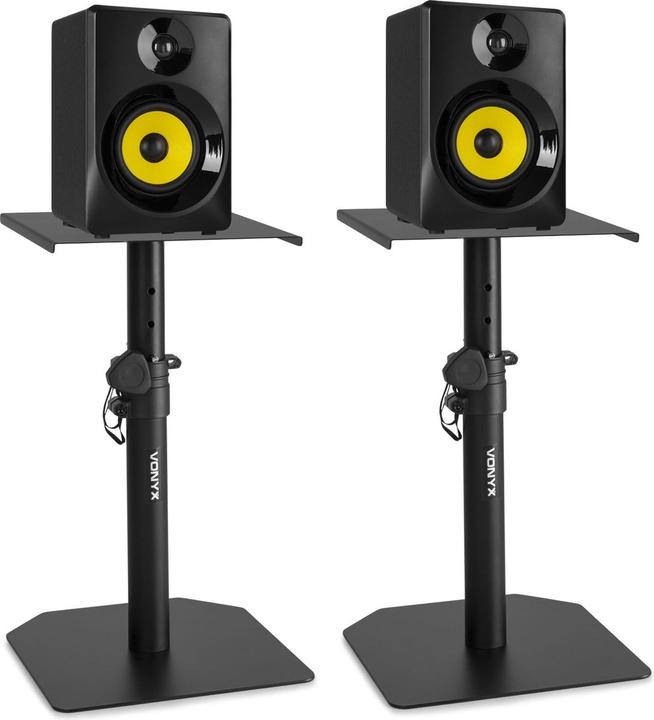 Vonyx Set Active Studio Monitors with Standard for Home Studio SMN30B 60W - Black (Active, Pair)
