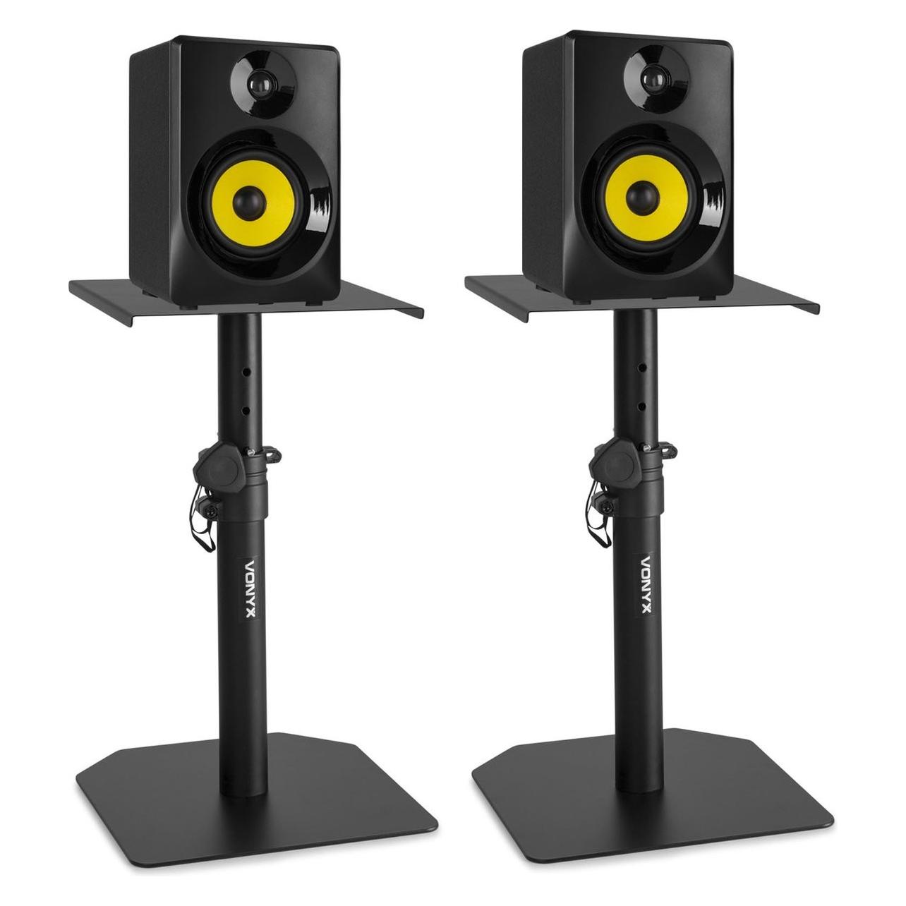Vonyx Set Active Studio -Monitore Mit Standard Für Home Studio SMN30B 60W - Schwarz (Actief, Paar), Monitorluidspreker, Zwart