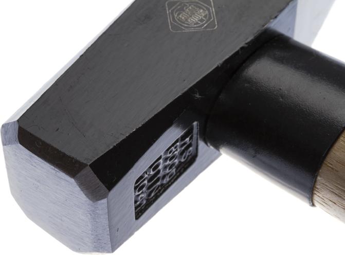 Actual product image Forte tools Metalworker's hammer with wooden handle, 800 g head weight, hammer with wooden handle, premium tool (1026 g)
