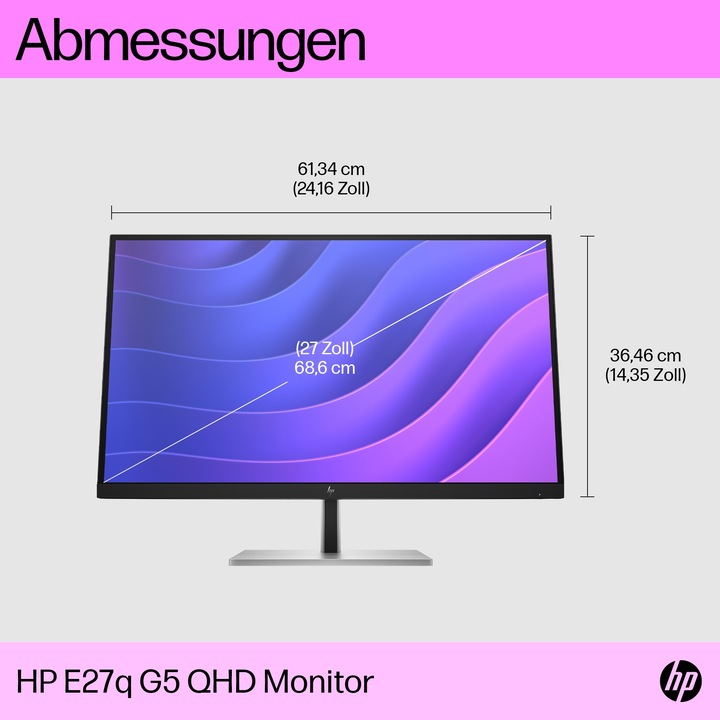 Produktbild HP E27q G5 (2560 x 1440 Pixel, 27")