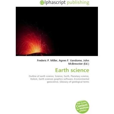 Earth science, Fachbücher von Agnes F. Vandome, Frederic P. Miller, John McBrewster