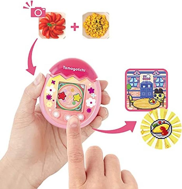 Produktbild Bandai Tamagotchi Pix - Pink (Deutsch, Französisch, Italienisch, Portugiesisch, Englisch)