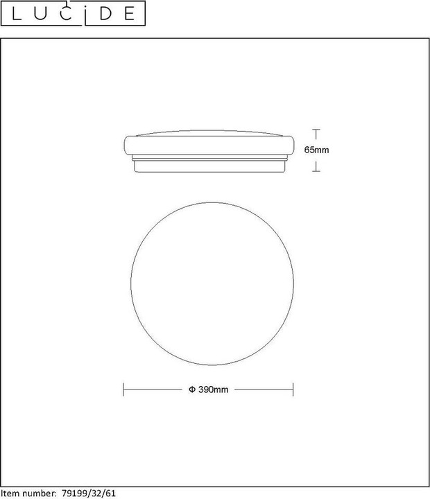 Actual product image Lucide Otis (2100 lm)
