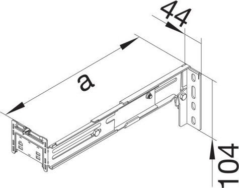 Produktbild Hager Brüstungskanal Abstandhalter