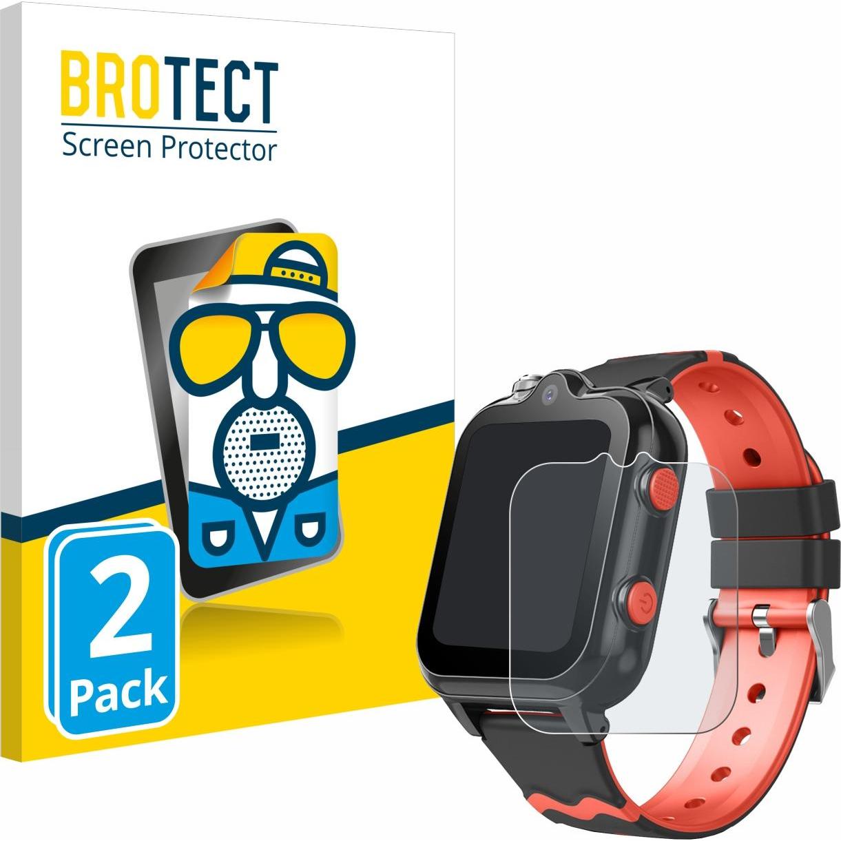 Thumbnail - BROTECT Entspiegelungs-Schutzfolie Displayschutz Matt, Smartwatch Schutzfolie, Grau