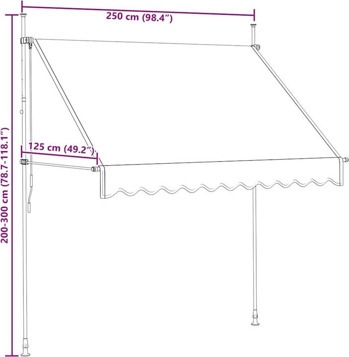 Image du produit vidaXL Ulrika (2.50 m)