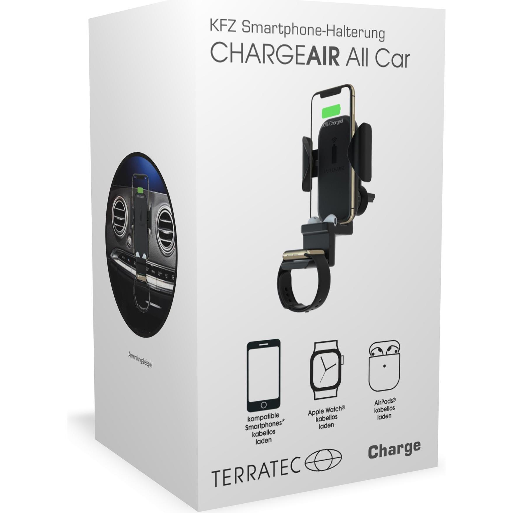 Thumbnail - Terratec ChargeAir All Car, Auto Adapter, Schwarz