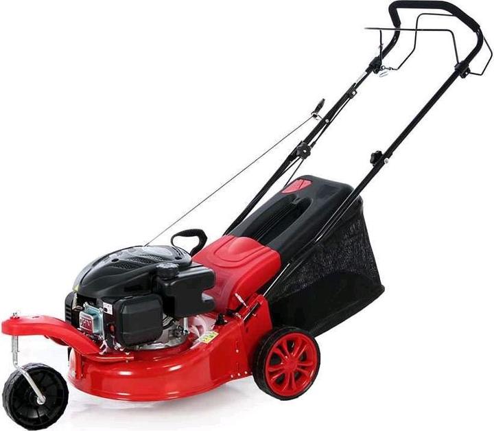 Produktbild GeoTech Rasenmäher Radantrieb mit vorderem Drehrad (Benzinbetrieb)