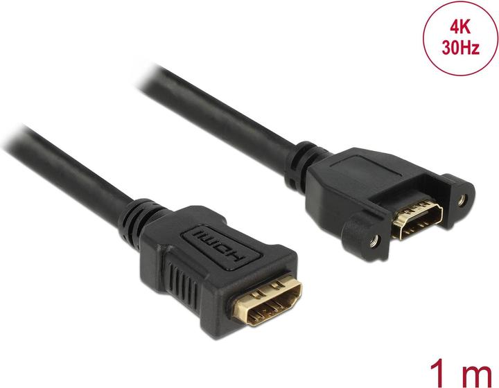 Actual product image Delock HDMI (Typ A) — HDMI (Typ A) (1 m, HDMI)