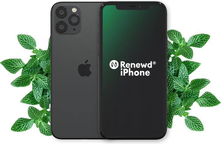 Image du produit Renewd iPhone 11 Pro (64 Go, Space grey, 5.80", 12 Mpx, Double SIM, A / Comme neuf)