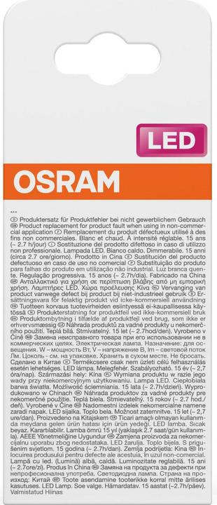 Image du produit Osram OSR LED A 5W E27 matt 470LMdim (E27, 470 lm, 6x)