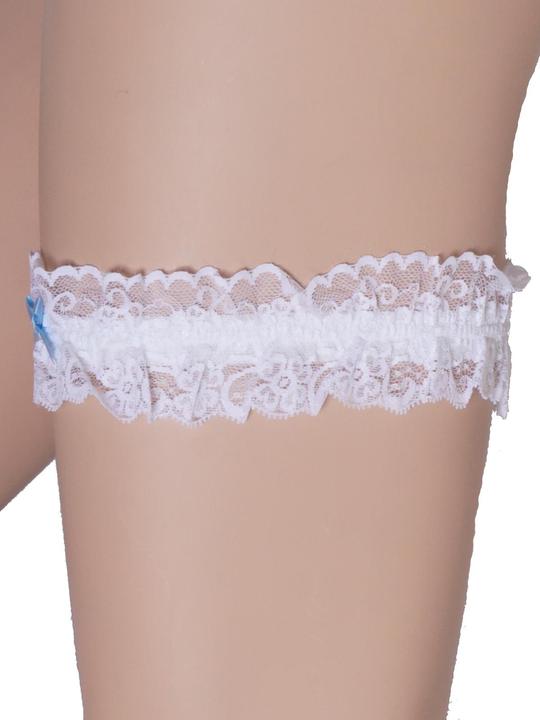 Actual product image Levee Garter, colour 100 white