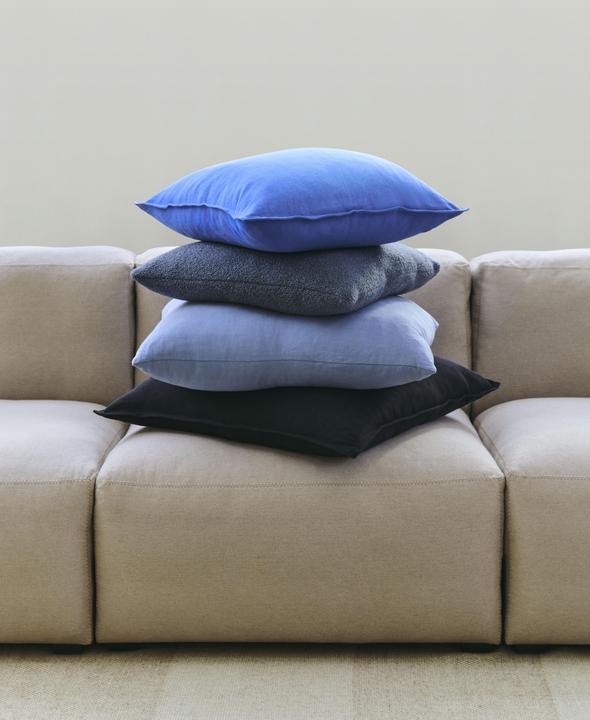 Actual product image HAY - Texture Cushion 50x50 cm (Pigeon Blue) (50x50 cm)