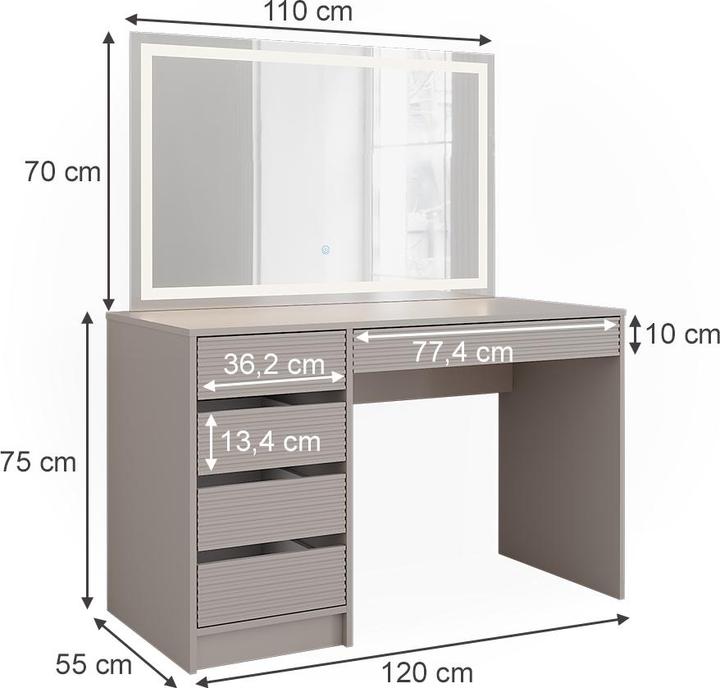 Image du produit Vicco Sherry (120 x 75 x 55 cm)