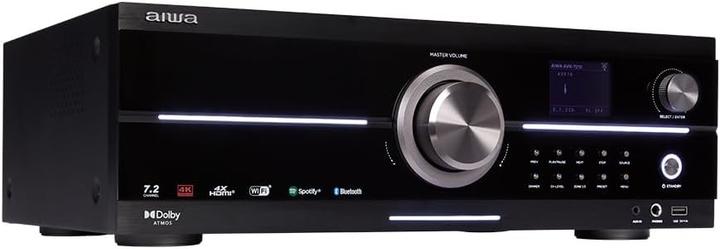 Immagine prodotto Aiwa Récepteur audio-vidéo 7.2 canaux Dolby Atmos, streaming Spotify, AirPlay 2, Bluetooth, 4K UHD (7.2 canali, FM)