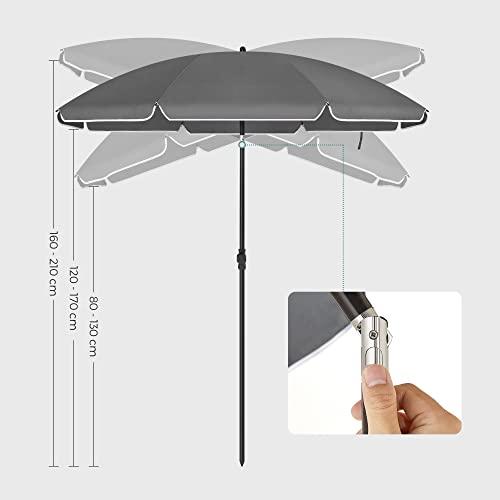 Image du produit Songmics Parasol Ø 160 cm pliable (1.60 m)