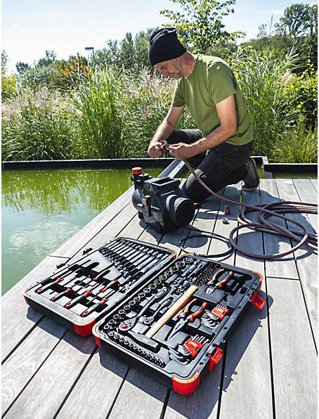 Productafbeelding Vigor Gereedschapskist V4 incl. gereedschap, sleutelmaat 3 - 32 mm, 95 onderdelen (95 onderdelen)