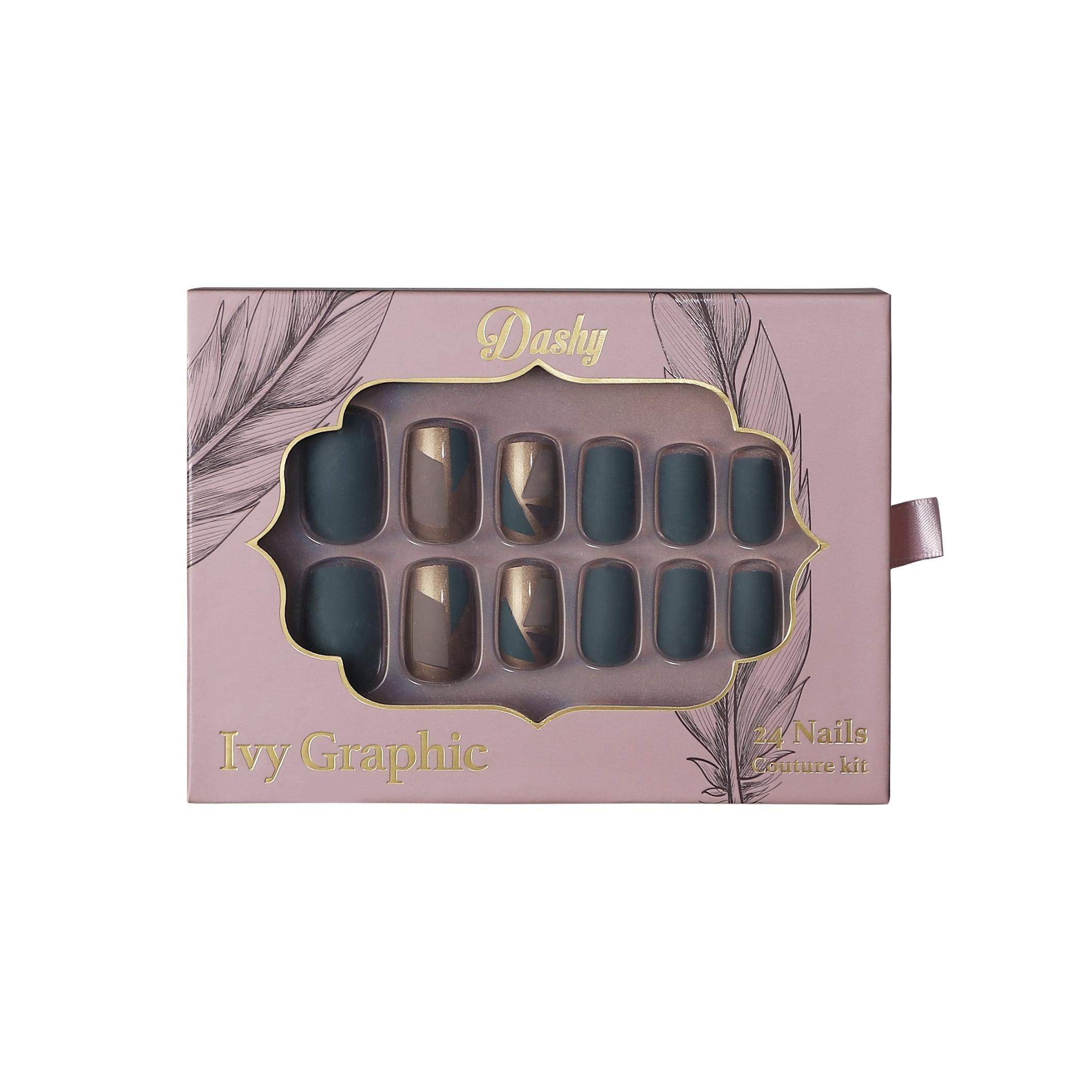 Dashy, Nagelstyling + Kunstnägel, Nails - Ivy Graphic (Kunstnägel)
