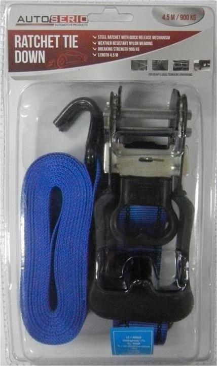 Produktbild Autoserio RATCHET TIE DOWN XH-R3003 4.5M 900KG