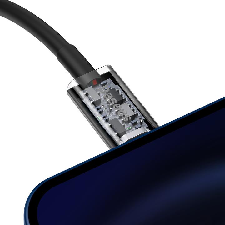 Productafbeelding Baseus Superior Serie Kabel USB-C naar iP, 20W, PD, 2m (zwart) (2 m, USB 2.0, 20 W)