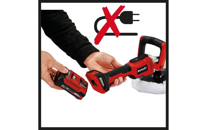 Produktbild Einhell CE-CP 18/180 Li E-Solo (Exzenterpolierer)