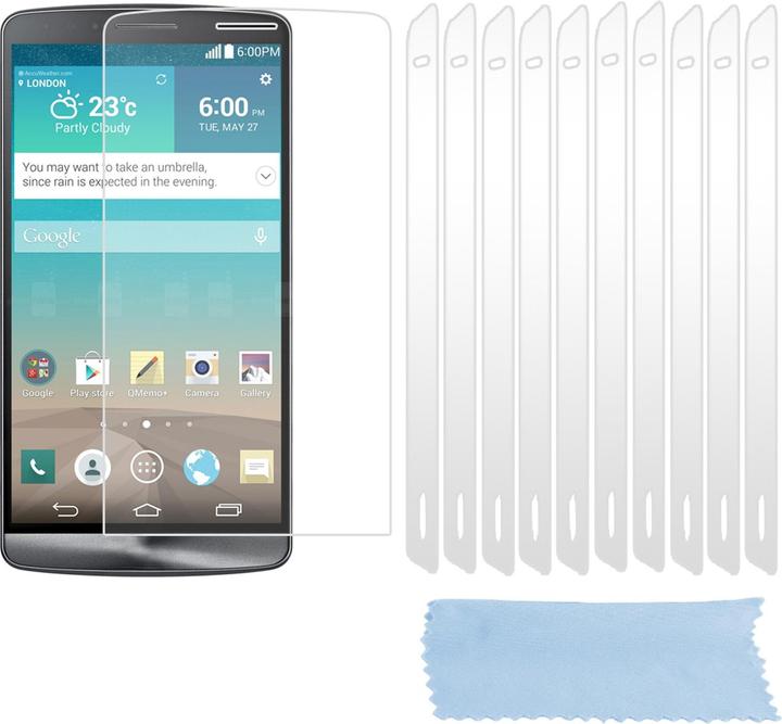 Produktbild Cadorabo 10x Schutzfolie (1 Stück, LG G3)