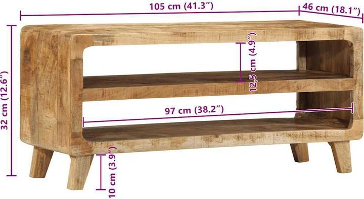 Actual product image vidaXL TV-Schrank (105 x 46 x 32 cm)