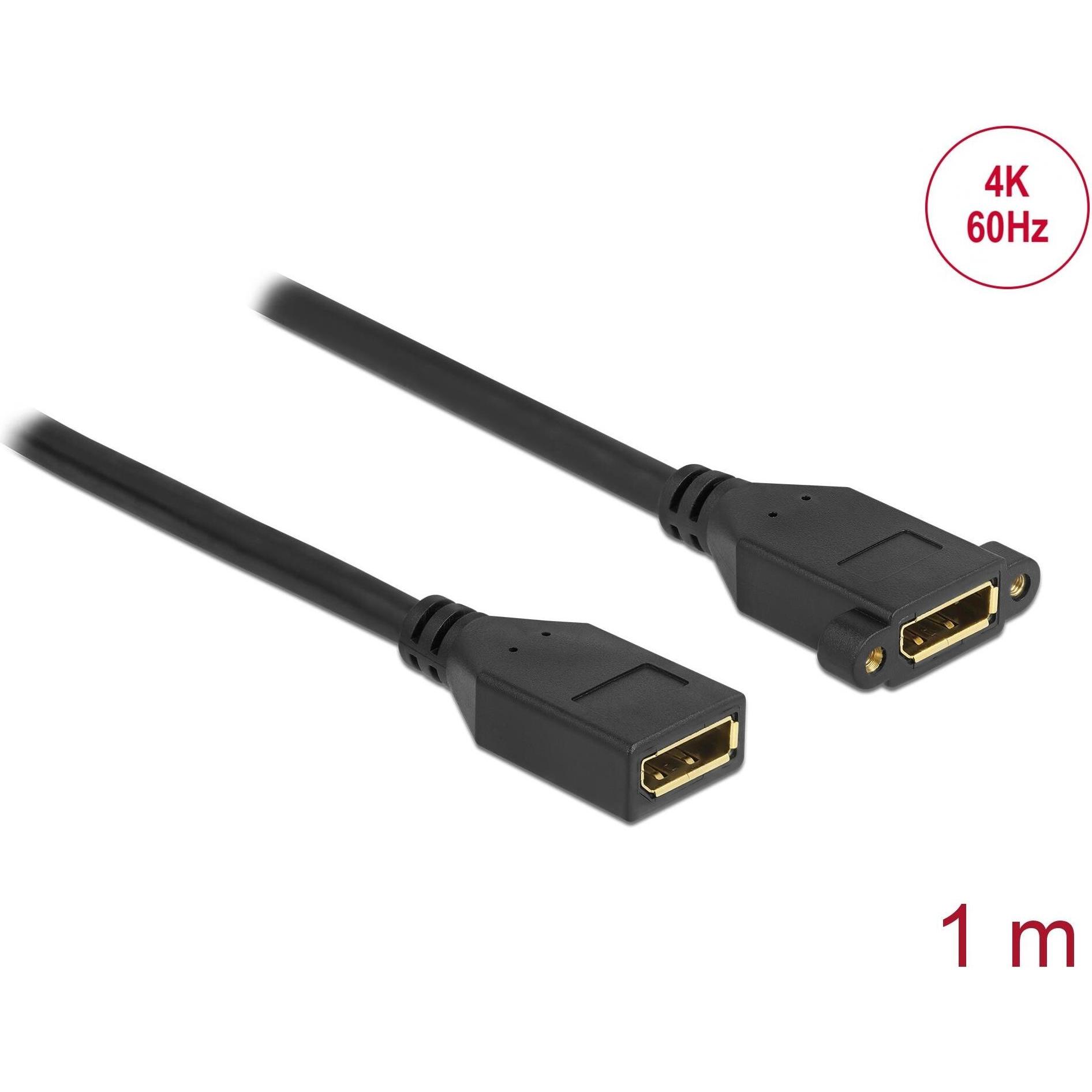 Thumbnail - Delock 87100 1 m DisplayPort (1 m, DisplayPort), Video Kabel