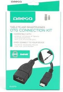 Immagine prodotto Omega Cavo USB USB A Micro USB 0,15 m nero (USB 2.0)
