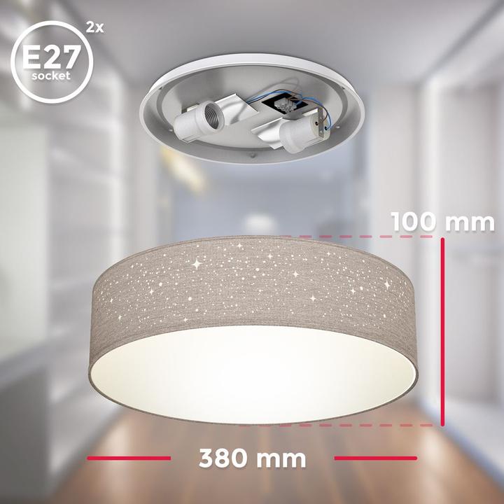 Produktbild B.K.Licht Deckenleuchten (E27)