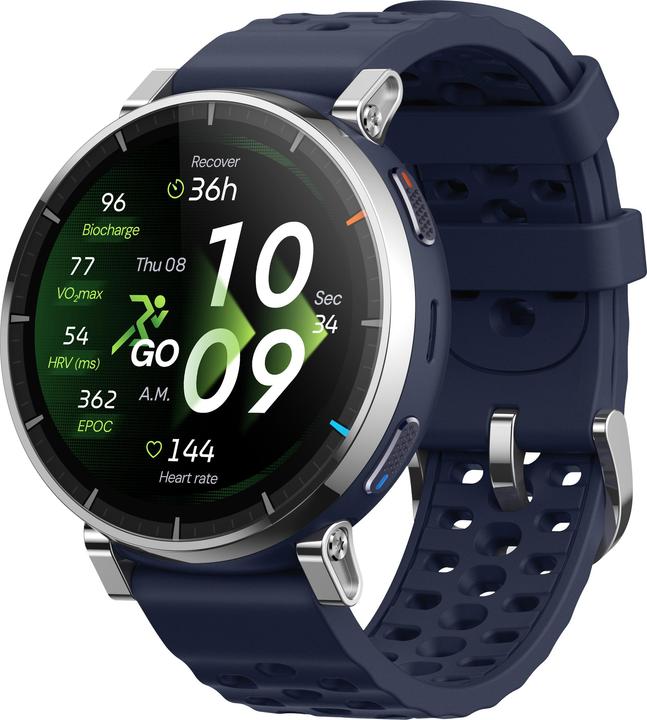 Actual product image Amazfit Active 3 Premium Atlas Blue, W2558GL2N (45 mm)