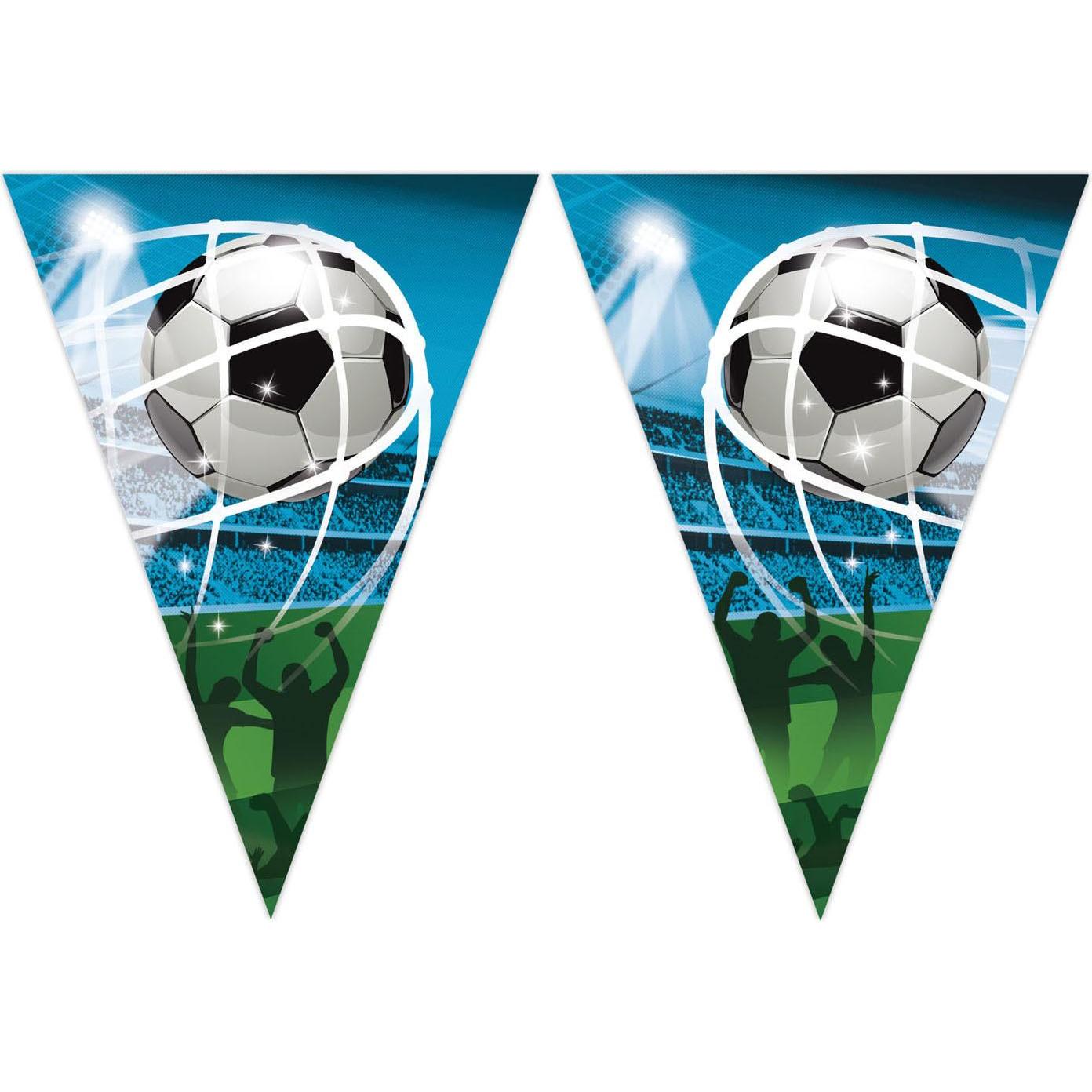 Globos Papierflaggenlinie FSC-Fussballfans, 3 mtr.