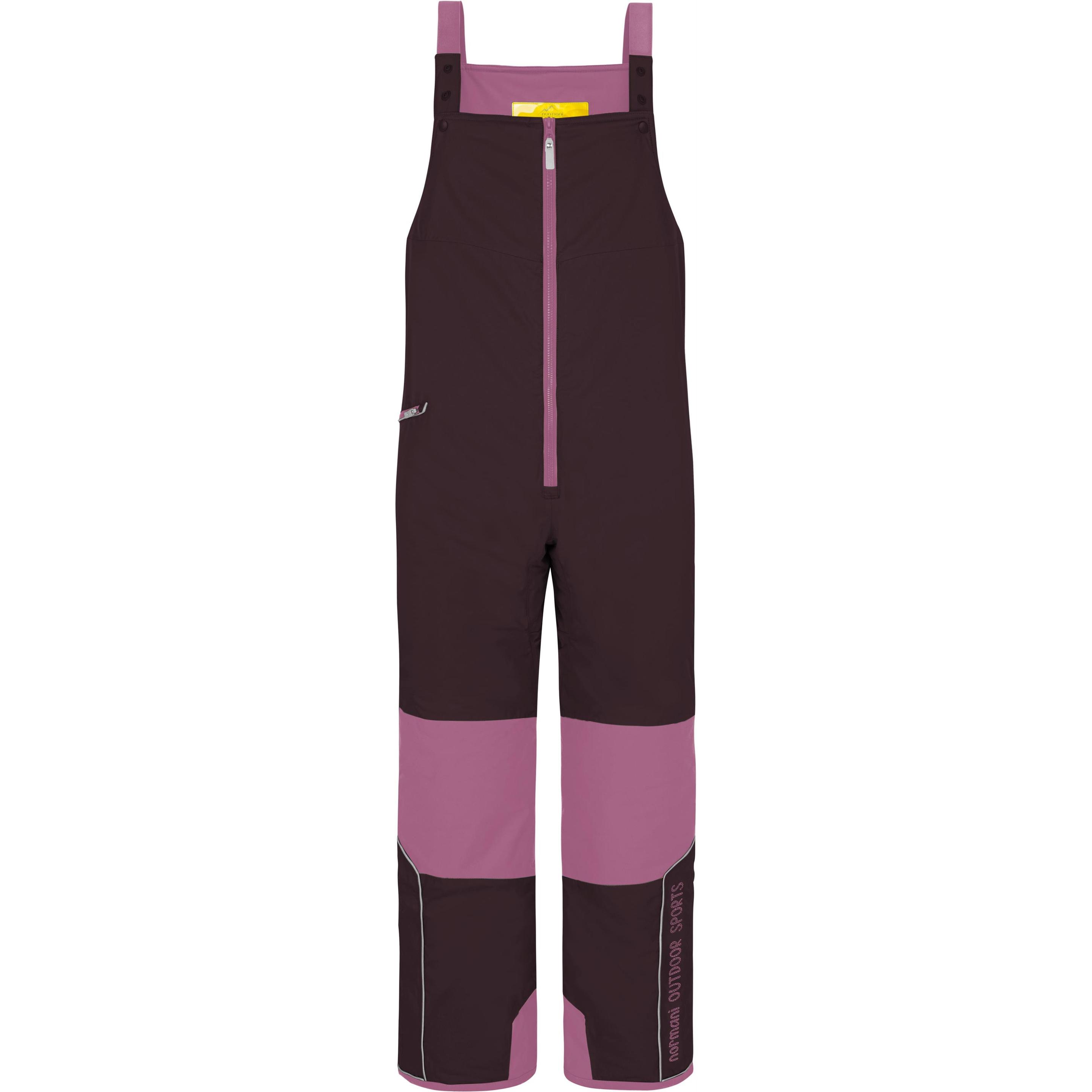 Normani, Herren, Skihosen, Kinder Winterhose mit Hosenträgern „Ulukhaktok“ - 9029 (90), Rosa, 90