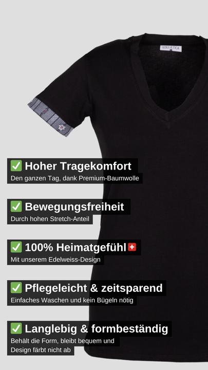 Produktbild Edelvetica T-Shirt Edelweiss Original Damen (XXL)