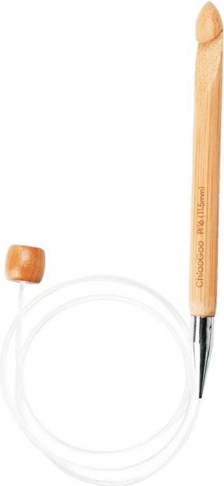 ChiaoGoo Crochet tunisien Bamboo (flexible/avec corde)