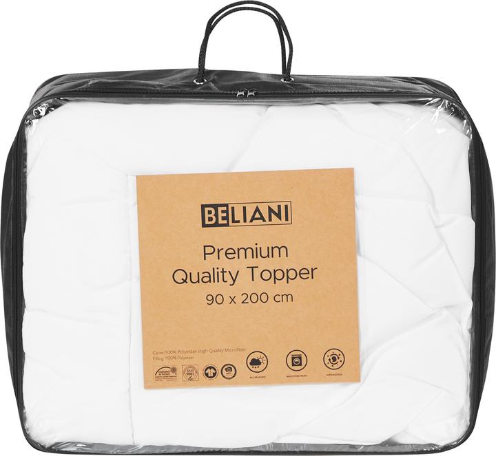 Actual product image Beliani Mattress Topper 90 x 200 cm YANGRA (Foam core, 90 x 200 cm)