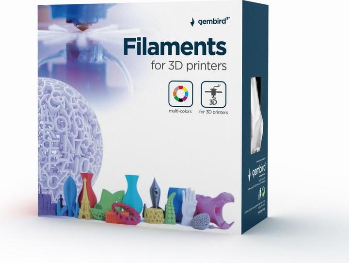 Image du produit Gembird Flashforge PLA-plus filament, Black 1.75 mm, 1kg (PLA+ LECTURE, 1.75 mm, 1291 g, Noir)