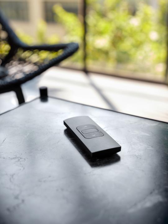Actual product image Motion Smart Home remote control for Soluna roller blinds