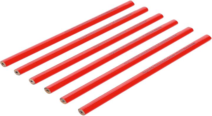 Actual product image BGS Carpenter's Pencils 250 mm 6 pcs.