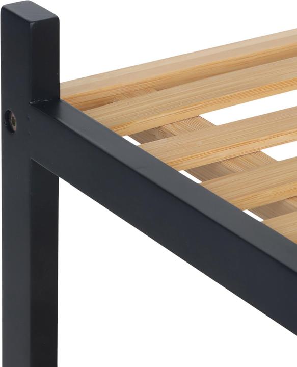 Actual product image Relaxdays Schuhregal Bambus 2 Ebenen