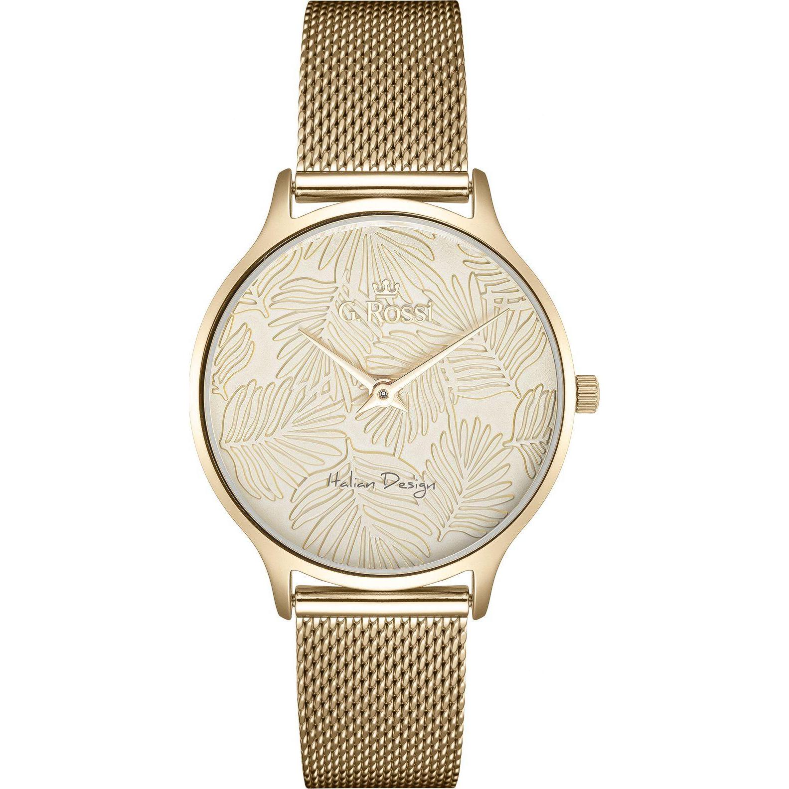 Gino Rossi, Armbanduhr, watch G. Rossi women's watch MIRI 12516B-4D1, Gold
